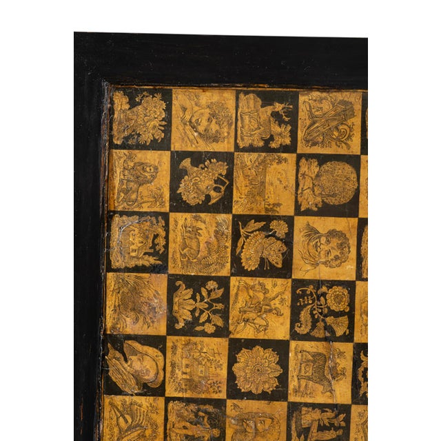 Wood Regency Penwork Candlestand For Sale - Image 7 of 8