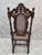 Wood Antique Jacobean Renaissance Revival Carved Oak Cane Throne Chairs - Pair For Sale - Image 7 of 12