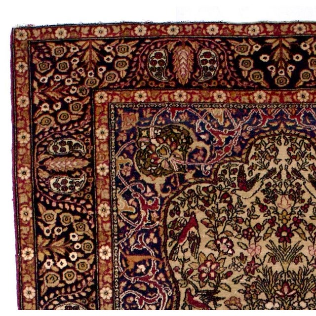 Antique Persian Tehran Rug 4’8" X 7’0" For Sale - Image 4 of 6