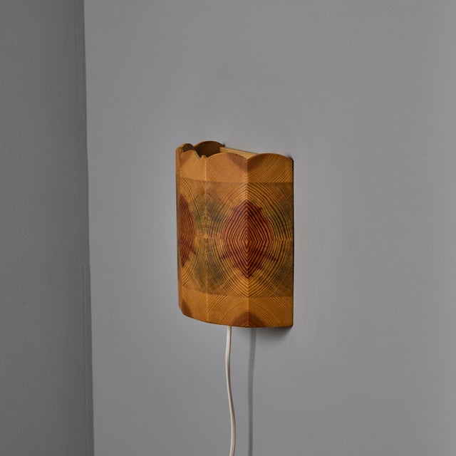 1960s Wood Wall Lamps Attributed to Hans-Agne Jakobsson for Ab Ellysett - a Pair For Sale - Image 11 of 18