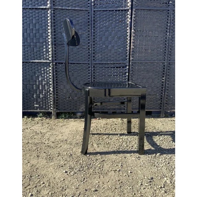 Art Deco No. 401 Side Chair by Lajos Kozma for Szék és Faárugyár Rt, 1930s For Sale - Image 4 of 13