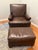 Chocolate Mid-Century Kittinger Leather "King of Ease" Recliner and Ottoman Set - 2 Pieces For Sale - Image 8 of 9