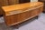 Mid-Century Modern Mid Century Modern Bow Front Teak Credenza W/ Drop Front Mini-Bar c.1960 For Sale - Image 3 of 15