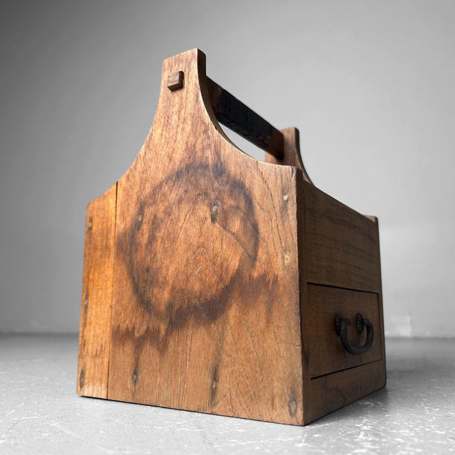 Wood Early Shōwa Era Tabako-Bon, Japan, 1930s For Sale - Image 7 of 9