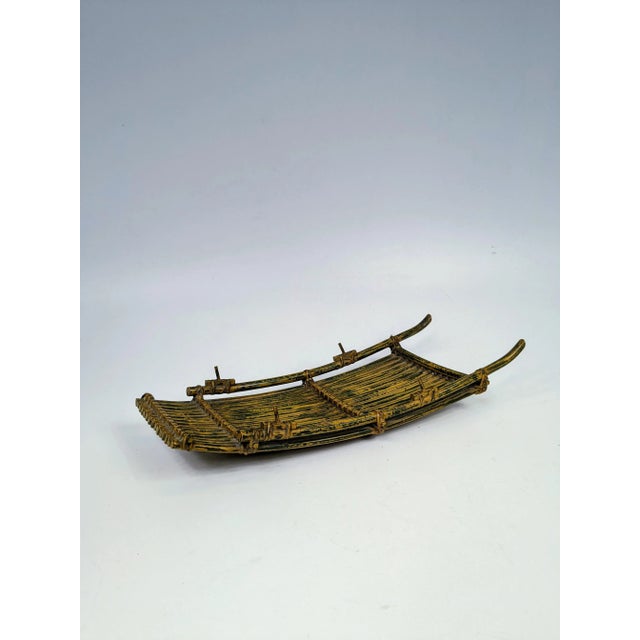 Wood 20th Century Lacquered Bamboo Raft For Sale - Image 7 of 7