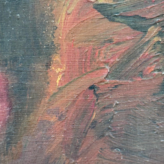 Black Ronald L. Marvin Jr. Original Portrait Oil Painting on Board, Signed 1977 For Sale - Image 8 of 12