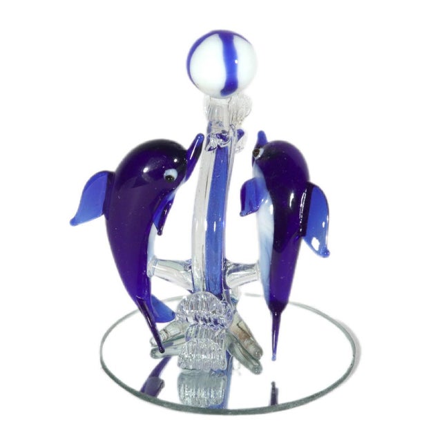 Vintage Italian Murano Glass Fish Figures-a Set of Six For Sale - Image 13 of 18