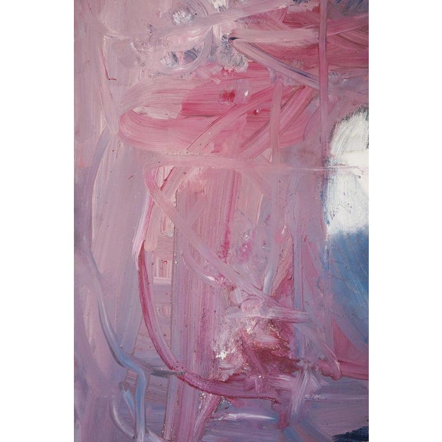 N. Montiel, Abstract Composition, Oil on Canvas For Sale - Image 7 of 13