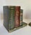 Figurative A Pair of Faux Figurative Stack of Books Wood Bookends For Sale - Image 3 of 12