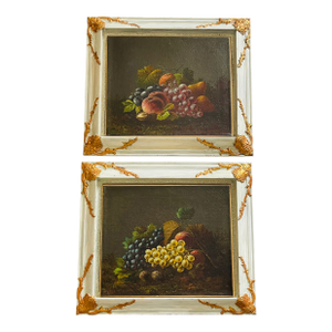 1820 Pair of Still Lives With Fruits Bogdan’s Style
