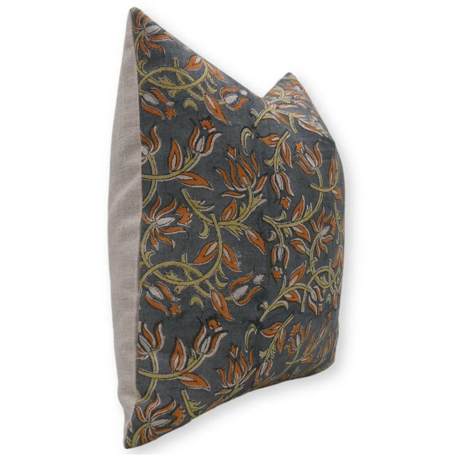 Enhance your home decor with Fabdivine's beautiful block-printed pillow covers. Made from natural, medium-weight pure...