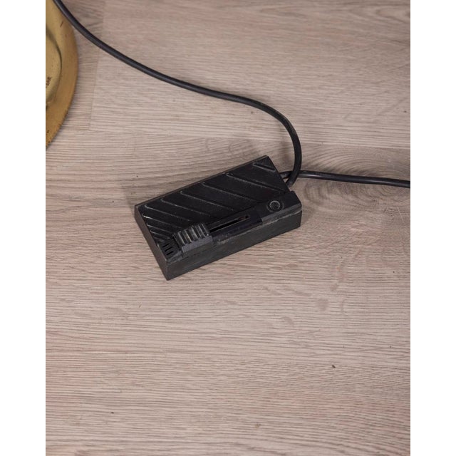 Vintage Floor Lamp in Gilt Brass and Glass from Relux Milano, 1980s For Sale - Image 10 of 12