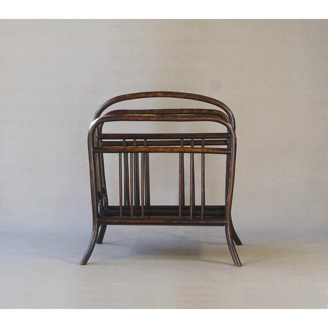 Vienna Secession No. 33 Magazine Rack by Michael Thonet, 1904 For Sale - Image 4 of 14