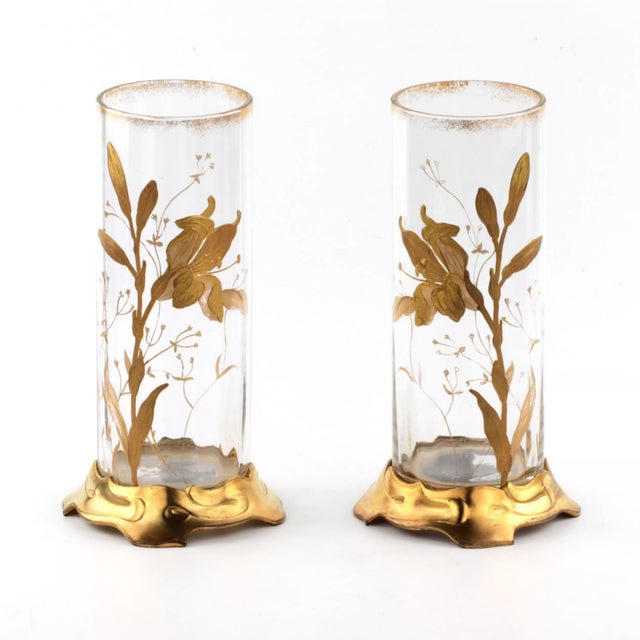 Art Nouveau Vases, Set of 2 For Sale - Image 6 of 6
