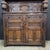 19th Century English Oak Carved Panel Jacobean 3 Door & 2 Drawer Court Cupboard With Bulbous Supports For Sale In Atlanta - Image 6 of 18