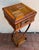 Burnt Bamboo Scupltural Side Table For Sale - Image 4 of 9
