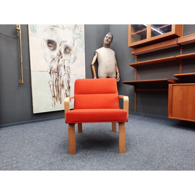 Mid-Century Modern Vintage Lounge Chair by Rud Thygesen & Johnny Sørensen for Magnus Olesen, 1970s For Sale - Image 3 of 11