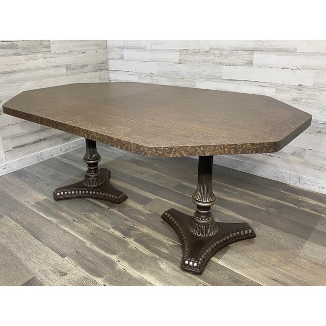 Mid 20th Century Dining Set Green Chairs MetalCraft For Sale - Image 14 of 18