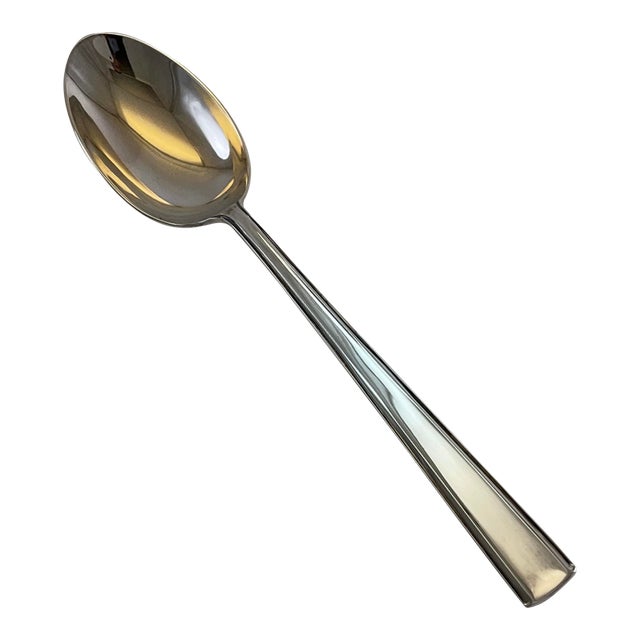 1980s Silver Plated Dessert Spoon, Leighton. For Sale