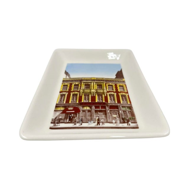 Ceramic Vintage Luchow's Nyc Restaurant Ceramic Ashtray Catchall Dish For Sale - Image 7 of 11
