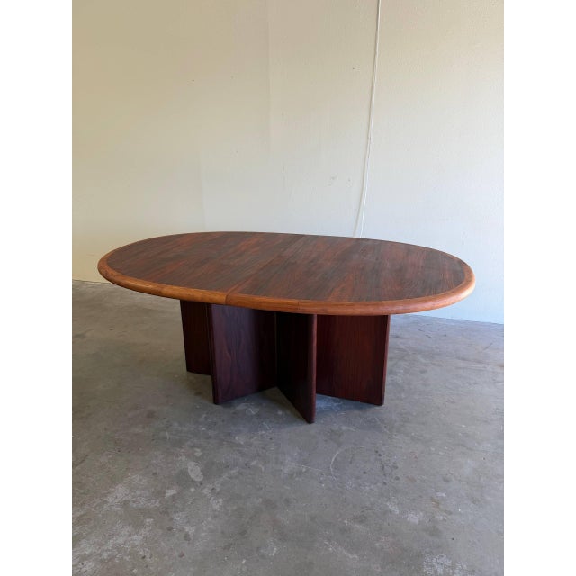 Danish Mid-Century Rosewood Extendable Dining Table by Ansager Møbler With Two Leaves For Sale - Image 12 of 12