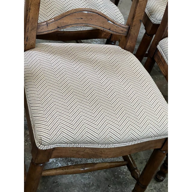 C. 1980 Guy Chaddock English Ladderback Chairs Set of 6 For Sale - Image 12 of 12
