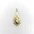 Early 19th Century Georgian 14k Gold Flat Cut Onyx Mourning Pendant For Sale In Los Angeles - Image 6 of 9