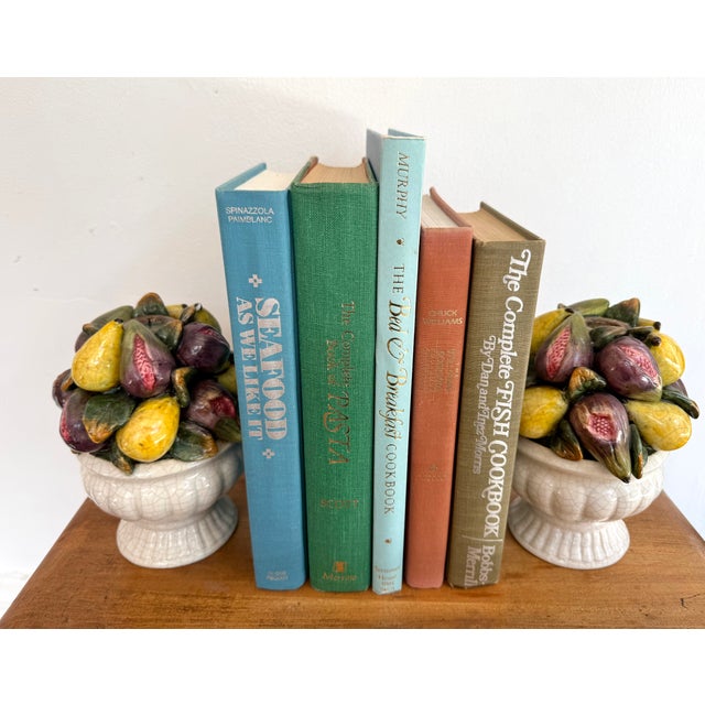 Beautiful collection of vintage late 20th century cookbooks, all first editions and one second. Colors are reminiscent of...