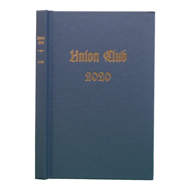 The Union Club of the City of New York 2020 Members' Annual For Sale