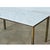 French Early 20th Century White Marble & Brass Coffee Table For Sale - Image 10 of 12