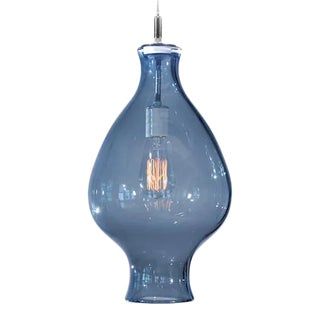 Odin Pendant Light from the Versuvius Collection in Steel Blue For Sale