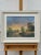 Textile Sunrise at Village by River in the English Countryside with Church Spire & Birds 1985 Circa For Sale - Image 7 of 13