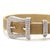 Modern 0.75ctw Diamond Mesh Buckle Bracelet, 18k Yellow Gold For Sale - Image 3 of 6