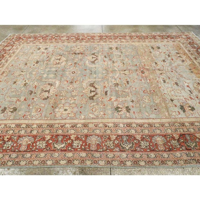 Galerie Shabab Collection Early 20th Century Persian Mahal Carpet For Sale - Image 9 of 10