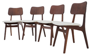 Teak Dining Chairs Model 74 by Ib Kofod-Larsen, Denmark, 1960s, Set of 4