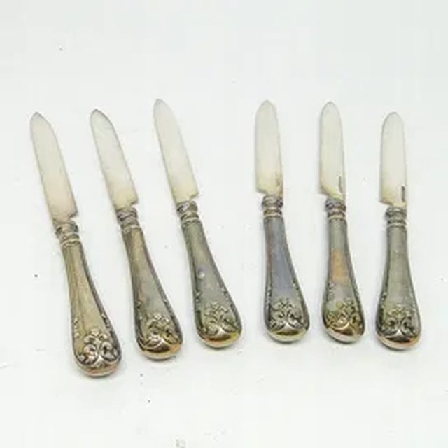 Neo-Classisist Knifes, Sweden, 1960s, Set of 6 For Sale - Image 6 of 6