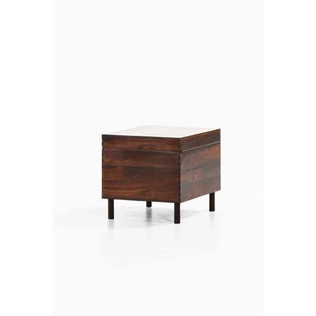 Side Table / Storage Box by Gunnar Myrstrand for Källemo, Sweden For Sale - Image 6 of 7