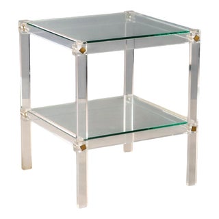 Acrylic Glass Coffee Table, 1980s For Sale