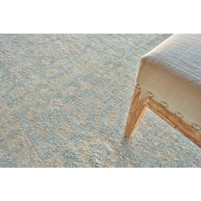 2020s Exquisite Rugs Harper Hand-Knotted New Zealand Wool Blue/Beige Rug-8'X10' For Sale - Image 5 of 7