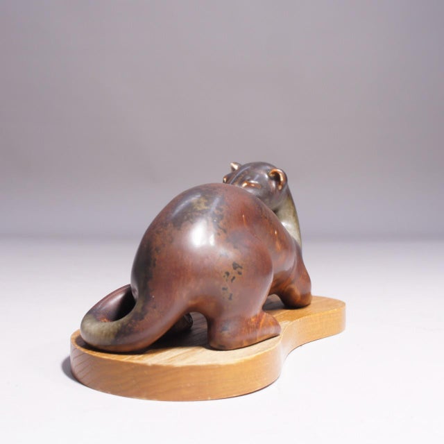 Rörstrand Mink in Stoneware by Gunnar Nylund, 1920s For Sale - Image 4 of 6