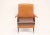Mid-Century Armchair in Walnut and Faux Leather, Italy, 1960s For Sale - Image 3 of 6