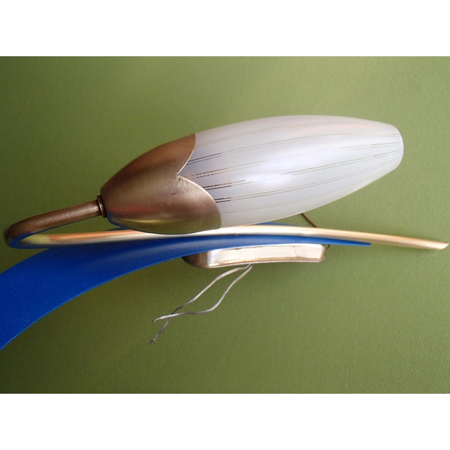 Ceiling Lights with Sconces in Frosted Glass and Metal, 1950s, Set of 3 For Sale - Image 10 of 13