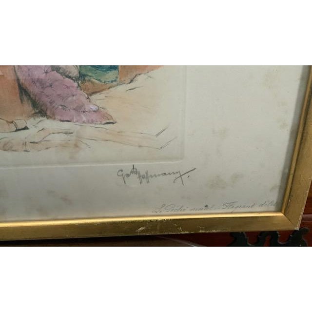 Mid 20th Century Gaston Hoffmann the Blatant Mortal Sin - Signed For Sale - Image 4 of 8