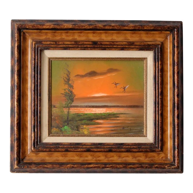 Vintage Landscape Oil Painting For Sale