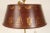 Brick Red Louis XVI Style Bronze Bouillotte Lamp With Tole Shade For Sale - Image 8 of 12