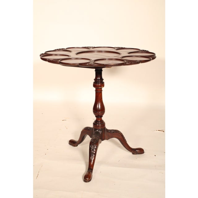 Traditional Antique George II Style Mahogany Supper Table For Sale - Image 3 of 10