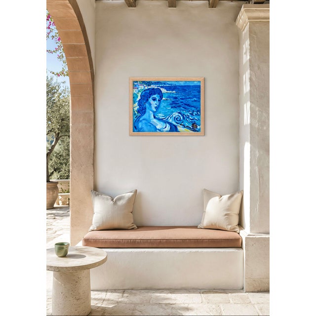2020s The Blue Hour Mosaic - Original Seascape in Oil For Sale - Image 5 of 14