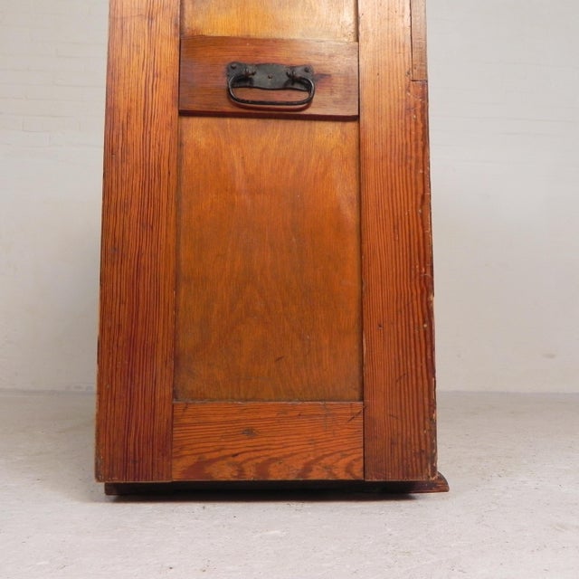 Pine School Chart Cabinet, 1930s For Sale - Image 14 of 18