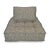 Modern square soft gray tweed cushion lounge chair / sectional. Tufted low profile soft white, black, grey, and beige...