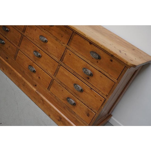 Rustic German Pine Apothecary Cabinet, 1930s For Sale - Image 13 of 18